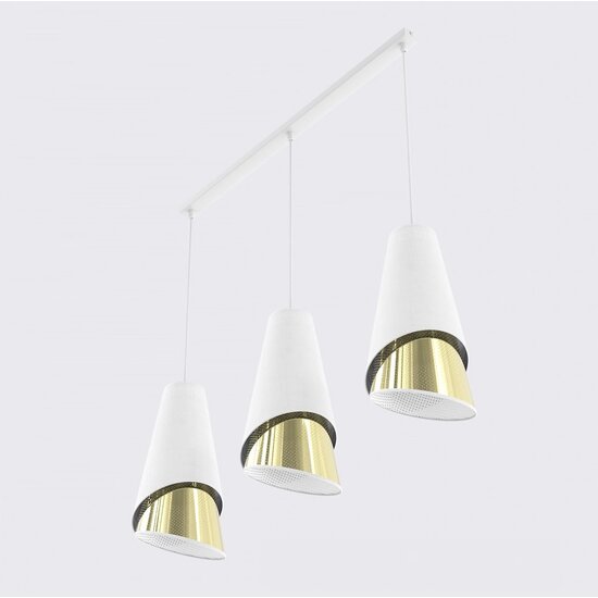 Emibig Emibig MODA 3 WH GOLD - Lampe suspendue moderne pour un éclairage élégant