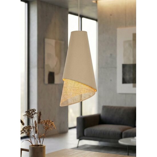Emibig Emibig MODA 1 MO RATTAN - Lámpara colgante moderna para cualquier espacio