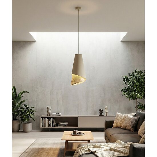 Emibig Emibig MODA 1 MO RATTAN - Lámpara colgante moderna para cualquier espacio