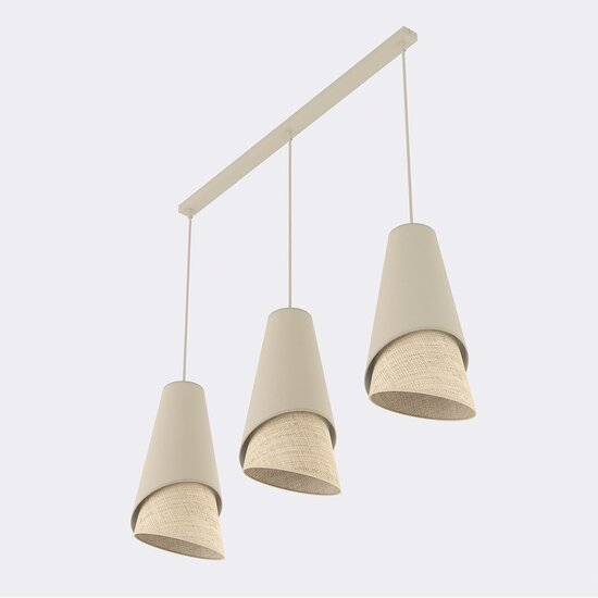 Emibig Emibig MODA 3 MO RATTAN - Lámpara colgante moderna para una iluminación elegante