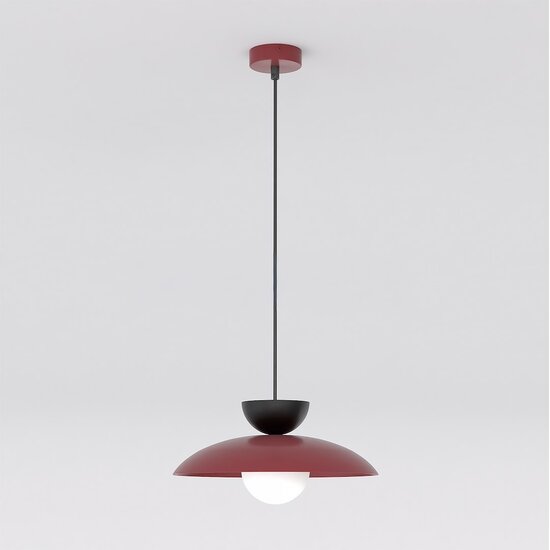 Emibig Emibig MULAN 1 BURGUNDY BL - Lámpara colgante escandinava para cualquier espacio