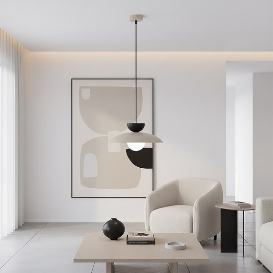 Emibig Emibig MULAN 1 MOKKA BL - Scandinavische hanglamp voor elke ruimte