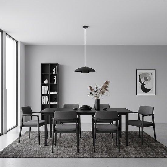 Emibig Emibig BABEL 1 BLACK - Stijlvolle Scandinavische hanglamp voor elke ruimte