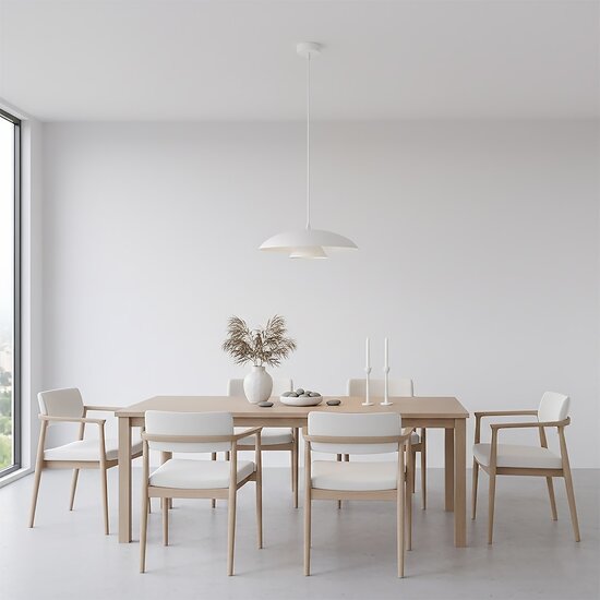 Emibig Emibig BABEL 1 WHITE - Scandinavische hanglamp voor elke ruimte