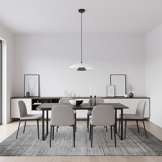 Emibig Emibig BABEL 1 WHITE BL - Scandinavian pendant lamp for any space