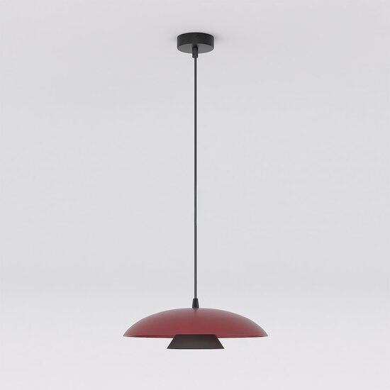 Emibig Emibig BABEL 1 BURGUNDY BL - Lampe suspendue scandinave élégante