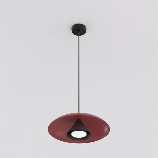 Emibig Emibig BABEL 1 BURGUNDY BL - Stilvolle skandinavische Pendelleuchte