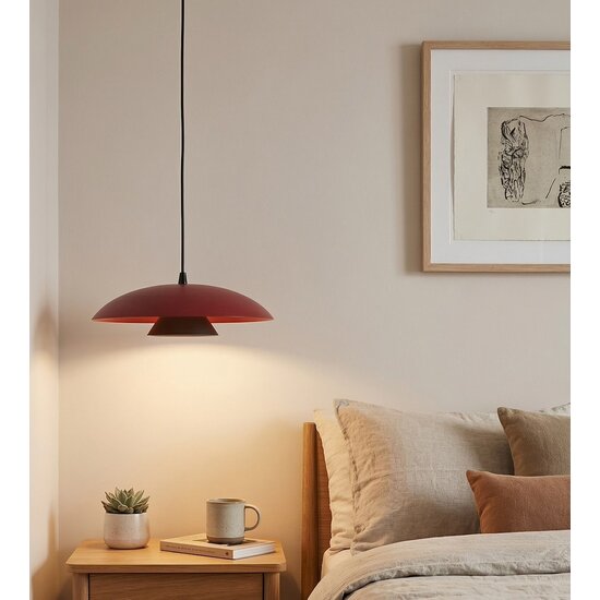 Emibig Emibig BABEL 1 BURGUNDY BL - Stijlvolle Scandinavische hanglamp