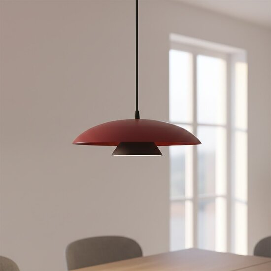 Emibig Emibig BABEL 1 BURGUNDY BL - Stijlvolle Scandinavische hanglamp