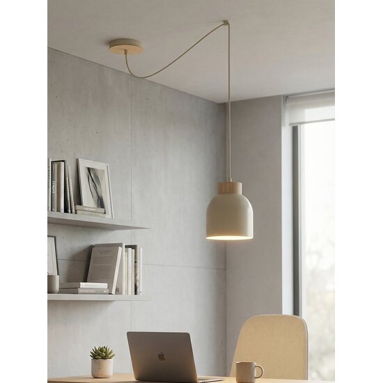 Emibig Emibig KRU 1 MOKKA - Scandinavische hanglamp voor een warme sfeer