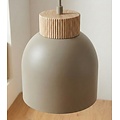 Emibig Emibig KRU 1 MOKKA - Scandinavian pendant lamp for a warm atmosphere