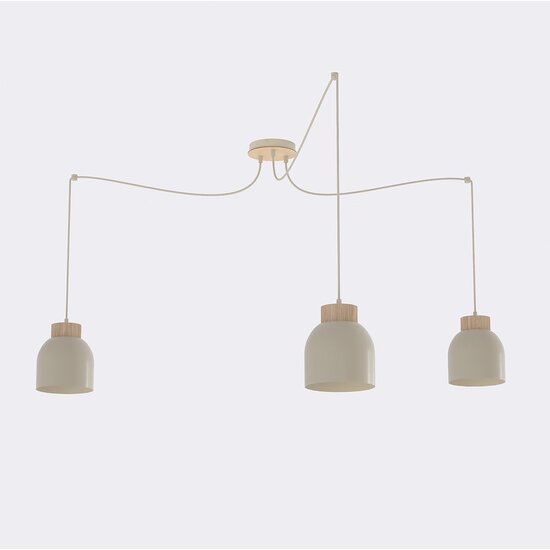 Emibig Emibig KRU 3 MOKKA - Scandinavian pendant lamp for any space