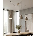 Emibig Emibig KRU 3 MOKKA - Scandinavian pendant lamp for any space