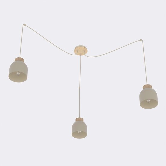 Emibig Emibig KRU 3 MOKKA - Scandinavian pendant lamp for any space