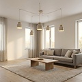 Emibig Emibig KRU 5 MOKKA - Lampe suspendue scandinave pour une ambiance chaleureuse