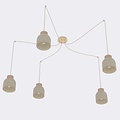 Emibig Emibig KRU 5 MOKKA - Scandinavian pendant lamp for a cozy ambiance