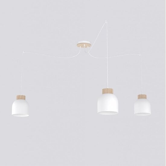 Emibig Emibig KRU 3 WHITE - Scandinavian pendant lamp for any space