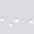 Emibig Emibig KRU 5 WHITE - Lampe suspendue scandinave pour tous les espaces