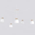 Emibig Emibig KRU 5 WHITE - Scandinavian pendant lamp for any space