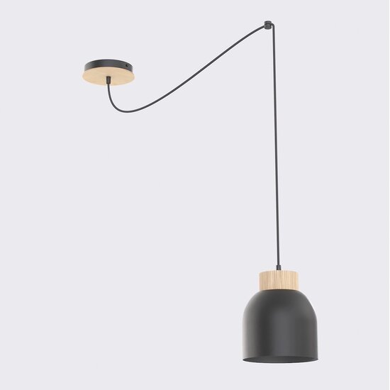 Emibig Emibig KRU 1 BLACK - Scandinavian pendant lamp for any space