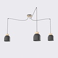 Emibig Emibig KRU 3 BLACK - Scandinavian pendant lamp for any space