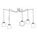 Emibig Emibig KRU 5 BLACK - Lámpara colgante escandinava para cualquier espacio