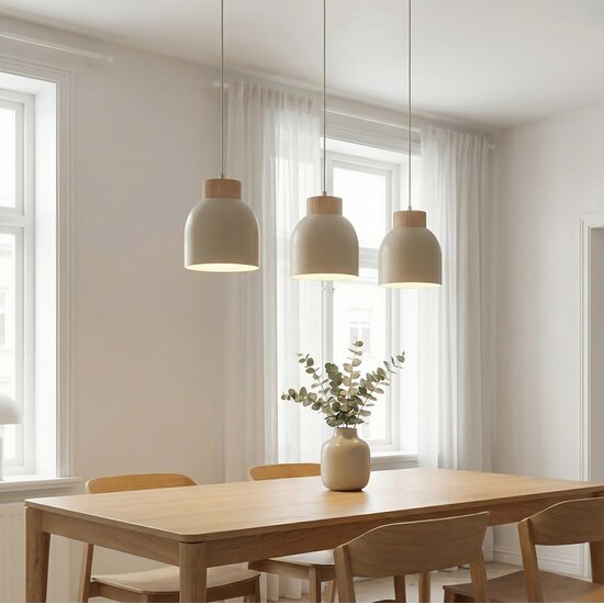 Emibig Emibig VIGO 3 MOKKA - Scandinavische hanglamp voor elke ruimte