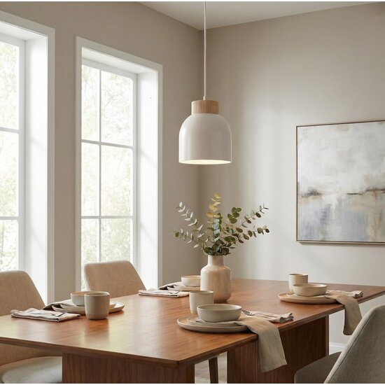 Emibig Emibig VIGO 1 WHITE - Scandinavische hanglamp voor een moderne uitstraling