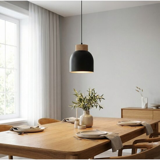 Emibig Emibig VIGO 1 BLACK - Lampe suspendue scandinave élégante pour tous les espaces
