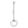 Emibig Emibig VIGO 1 BLACK - Stylish Scandinavian pendant lamp for any space