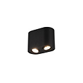 Trio Lighting Spot de plafond duo orientable noir mat 2xGU10 - Éclairage idéal pour chaque espace