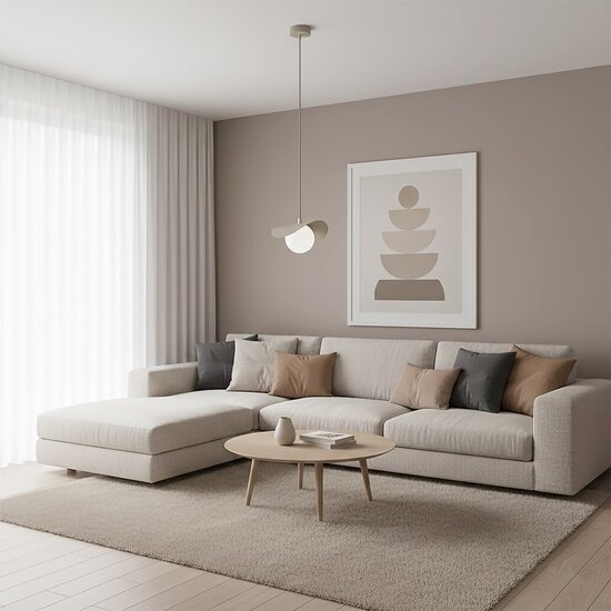 Emibig Emibig RITUAL 1S MOKKA - Lámpara colgante moderna para una iluminación elegante