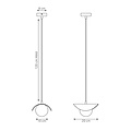 Emibig Emibig RITUAL 1S MOKKA - Moderne hanglamp voor sfeervolle verlichting