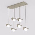 Emibig Emibig RITUAL 6 MOKKA - Lampe suspendue moderne pour un éclairage élégant