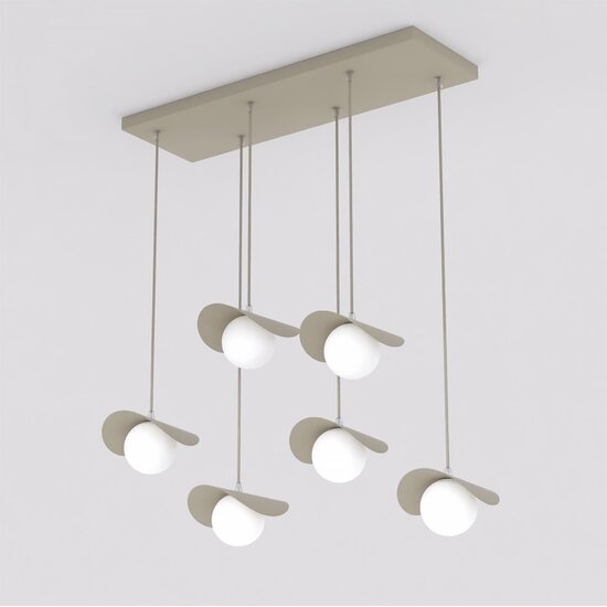Emibig Emibig RITUAL 6 MOKKA - Lámpara colgante moderna para una iluminación elegante