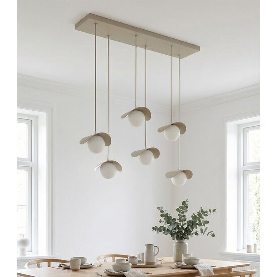 Emibig Emibig RITUAL 6 MOKKA - Lámpara colgante moderna para una iluminación elegante