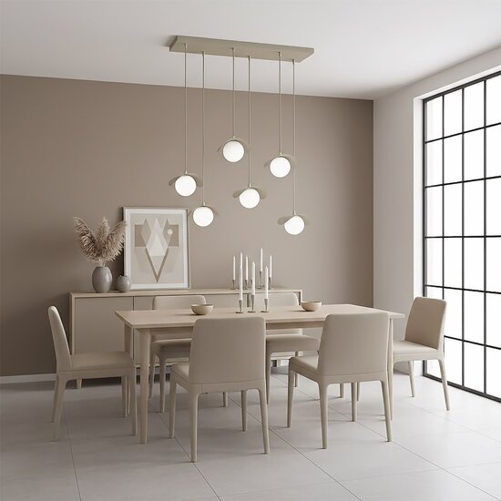 Emibig Emibig RITUAL 6 MOKKA - Lampe suspendue moderne pour un éclairage élégant