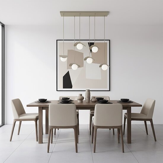 Emibig Emibig RITUAL 6 MOKKA - Lámpara colgante moderna para una iluminación elegante