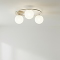 Emibig Emibig SOPRA 3 MOKKA OPAL - Moderne plafondlamp voor sfeervolle verlichting