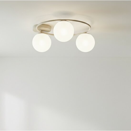 Emibig Emibig SOPRA 3 MOKKA OPAL - Lámpara de techo moderna para una iluminación elegante