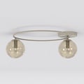 Emibig Emibig SOPRA 2 MOKKA AMBER - Moderne plafondlamp voor sfeervolle verlichting