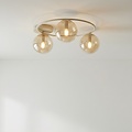 Emibig Emibig SOPRA 3 MOKKA AMBER - Moderne Deckenlampe für stilvolle Beleuchtung