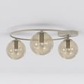 Emibig Emibig SOPRA 3 MOKKA AMBER - Lámpara de techo moderna para una iluminación elegante