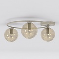 Emibig Emibig SOPRA 3 MOKKA AMBER - Lampe de plafond moderne pour un éclairage élégant