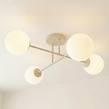 Emibig Emibig ROMA 4 MOKKA OPAL - Plafonnier moderne pour un éclairage élégant