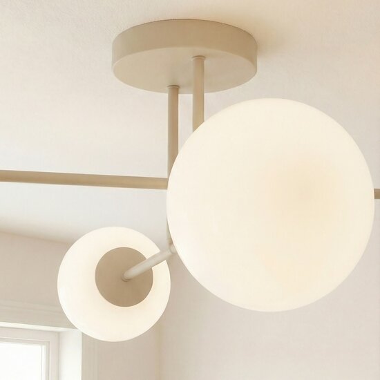 Emibig Emibig ROMA 4 MOKKA OPAL - Plafonnier moderne pour un éclairage élégant