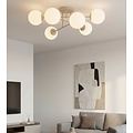 Emibig Emibig ROMA 6 MOKKA OPAL - Modern ceiling lamp for stylish lighting