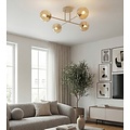 Emibig Emibig ROMA 4 MOKKA AMBER - Plafonnier moderne pour un éclairage stylé
