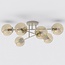 Emibig Emibig ROMA 6 MOKKA AMBER - Modern ceiling lamp for stylish lighting