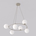 Emibig Emibig AZURA 6 MOKKA OPAL - Elegante hanglamp voor elke ruimte